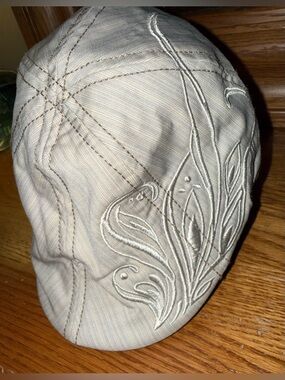 Goorin Bros. Embroidered Neutral Newsboy Scally Cap Kids babies Size X-small